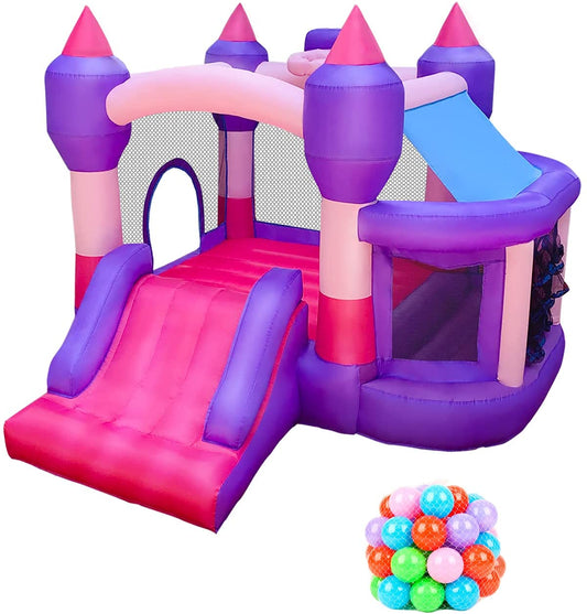 BestParty Inflatable Kids Bounce House for Party Pink