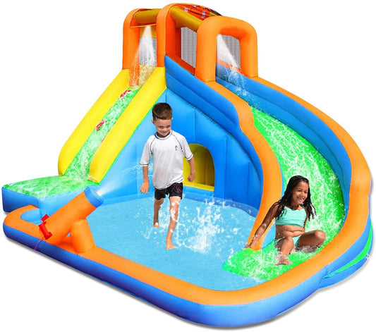 BestParty Dinosaur Inflatable Water Slide